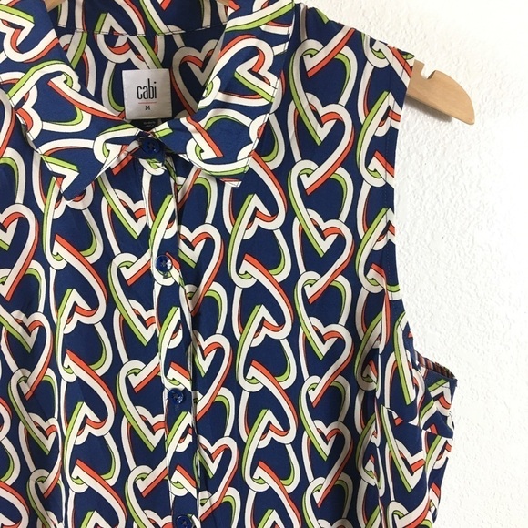 CAbi Amour Shirt Dress Hearts 5370 - Picture 4 of 7